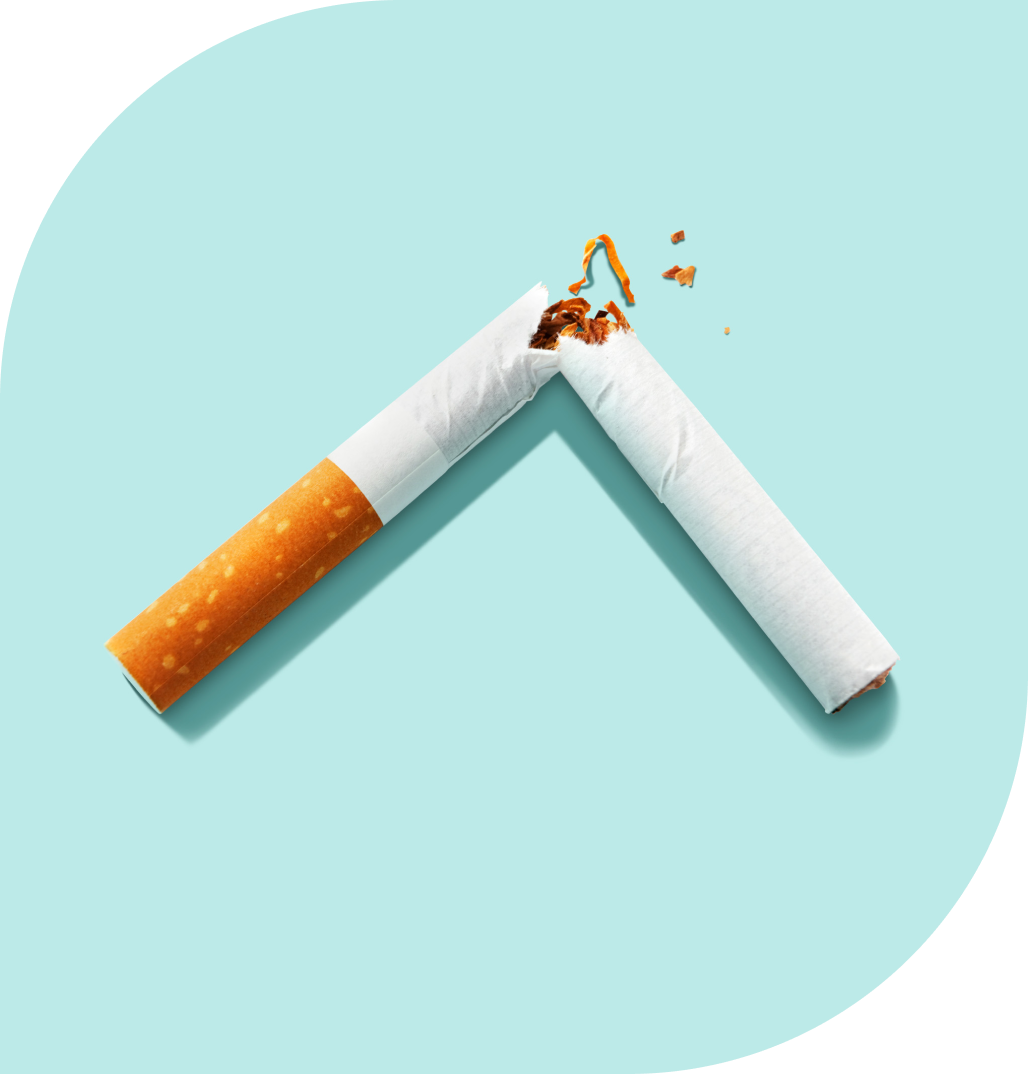 Broken cigarette